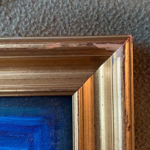 Boarding Gate by Mark Bee 2012. Original oil painting. Approx 12 1/4 x 10 1/4” - Picture 7 of 9